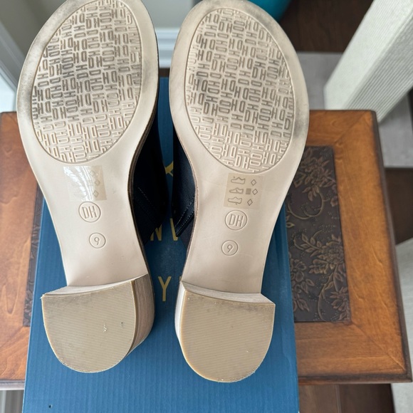 Women’s Black Open Toe Mule with Block Heel Size 9 - Picture 6 of 6